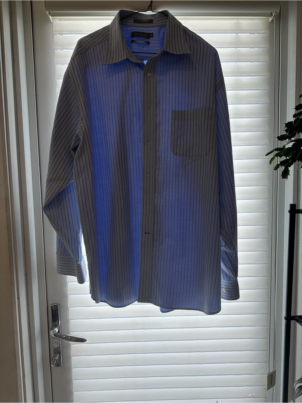Daniel Cremieux Light Blue Pinstripe Dress Shirt